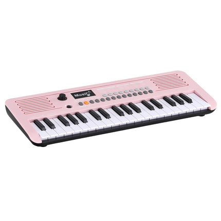 Alpha 37-Key Digital Piano Keyboard for Kids Beginners Electronic Keyboard Piano Gift Pink Dropshipzone