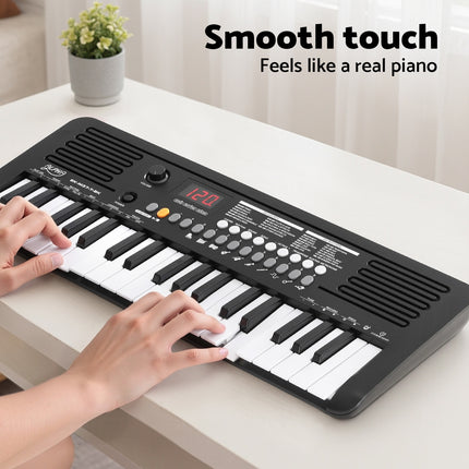 Alpha 37-Key Digital Piano Keyboard Electric Black Dropshipzone