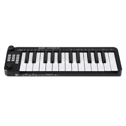 Alpha 25-Key MIDI Keyboard Controller Portable USB Laptop Black Dropshipzone
