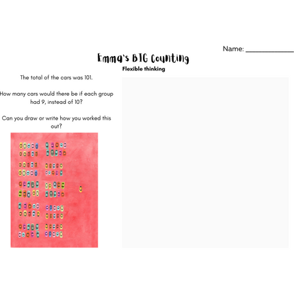 Emma's BIG Counting - Extra Learning Activities