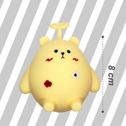 Squeeze Angel Bear, Squishy Fidget Toys yellow angel bear sensory fidget toy 8 cm