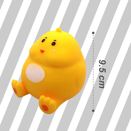 Squeeze Chubby Pal, Squishy Fidget Toys yellow chick sensory toy