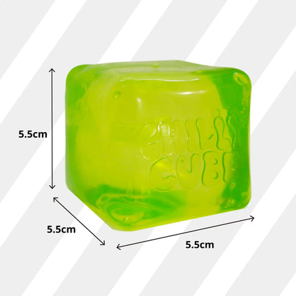 Chilly Cube Transparent translucent green sensory fidget cube