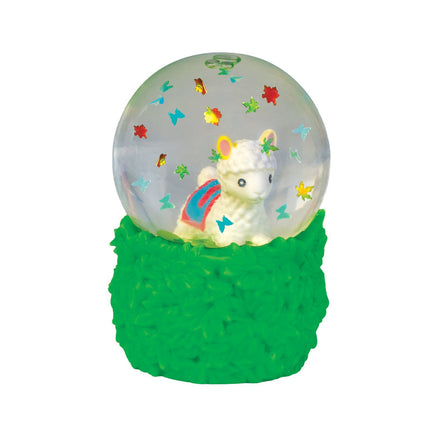 Smooshos Snow Globe Glow in the Dark Alpaca
