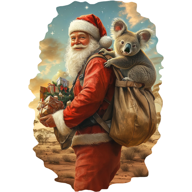 Santa and Koala - Sensory Circle