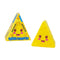 Gift Republic - Cheese Stress To yellow cheese shaped stress toy with smiling face and packaging
