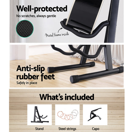 Alpha Guitar Stand Folding Portable Floor Rack Holder Dropshipzone