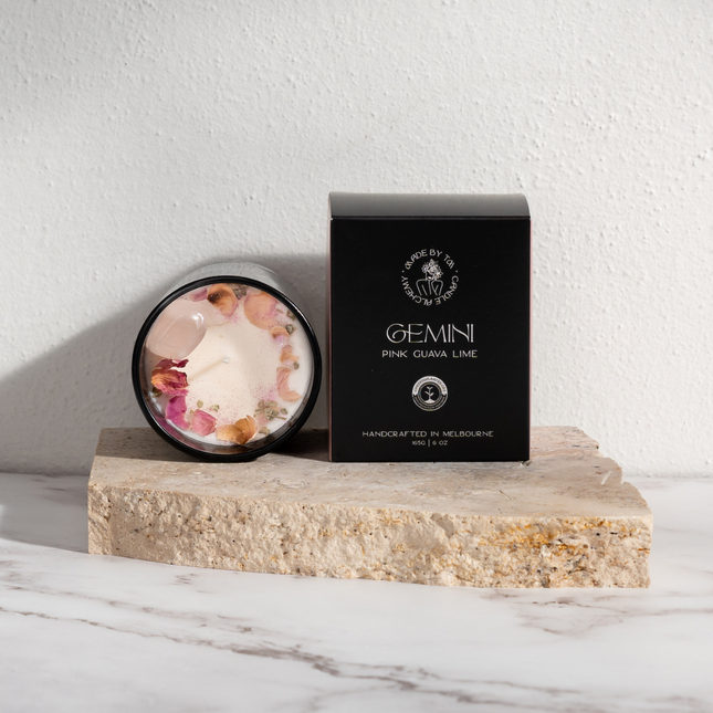 Gemini Zodiac Soy Crystal Candle - Sensory Circle