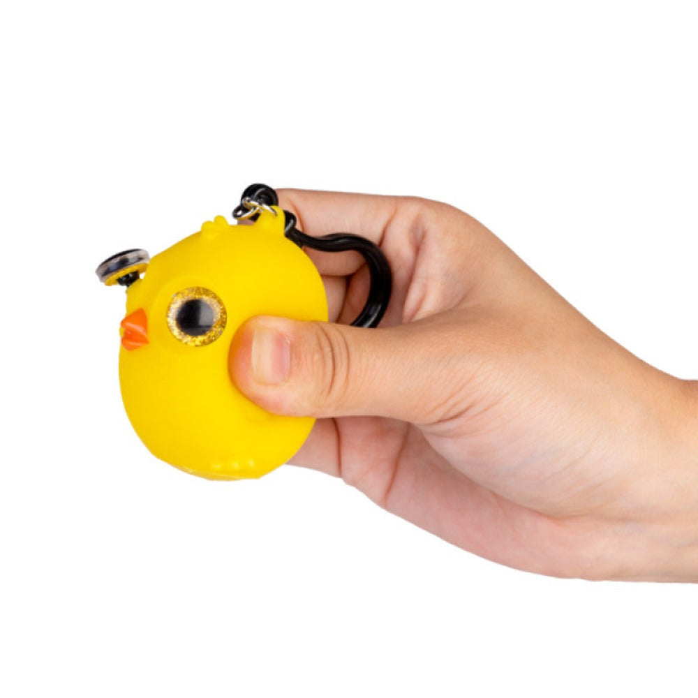 Chick Eye Popping Keychain - Sensory Circle