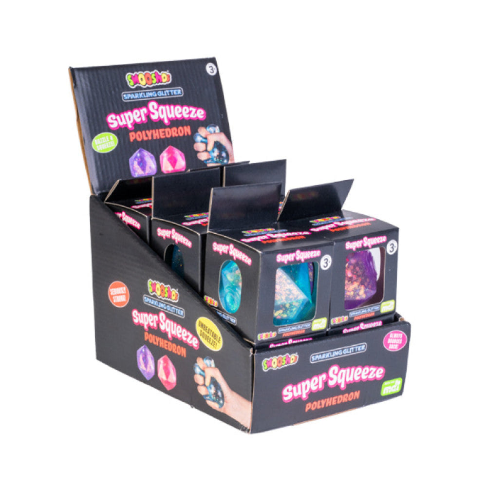 Smoosho's Super Squeeze Glitter Polyhedron