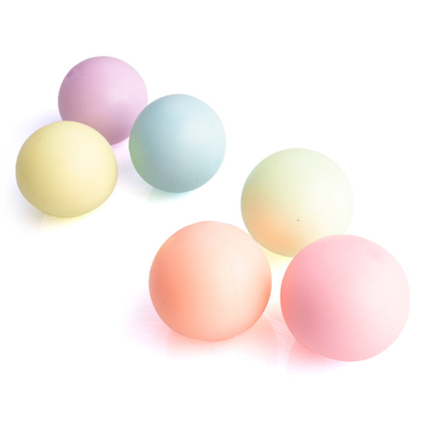 Smoosho's Glow-in-the-Dark Sticky Splat Ballz - Set of 3 pastel-colored sensory fidget balls for tactile play