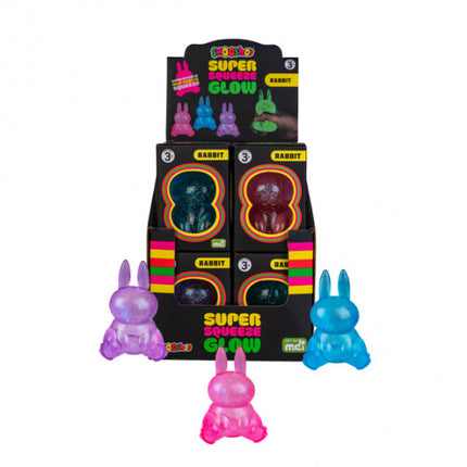 Smoosho's Super Squeeze Glow-in-the-dark Rabbit MDI Australia