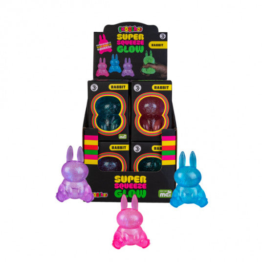 Smoosho's Super Squeeze Glow-in-the-dark Rabbit MDI Australia