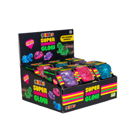 Smoosho's Super Glow-in-the-dark Polyhedron Animals MDI Australia