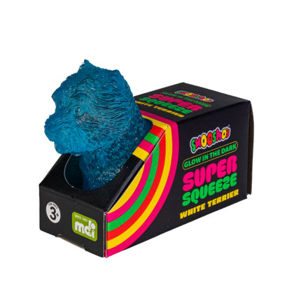 Smoosho's Super Squeeze Glow-in-the-dark White Terrier