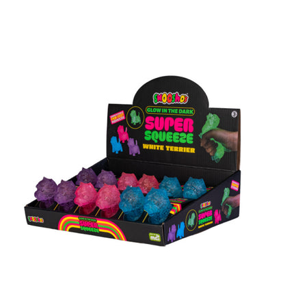 Smoosho's Super Squeeze Glow-in-the-dark White Terrier