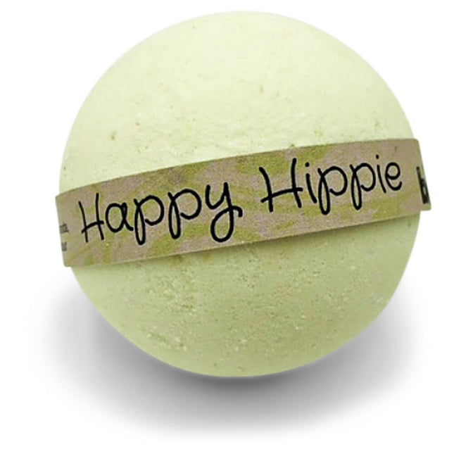 Happy Hippie Body Soak Bath Bomb with Skin Loving Hemp Seed Oil - No Added Colour, helping families thrive with tools to calm, connect and support
