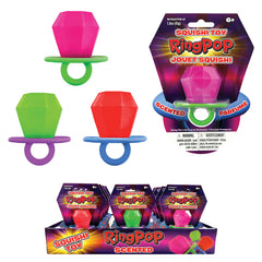 Ring Pop Squishi - Scented Squishie fidget toys in bright colors, sensory aids for calming and focus.