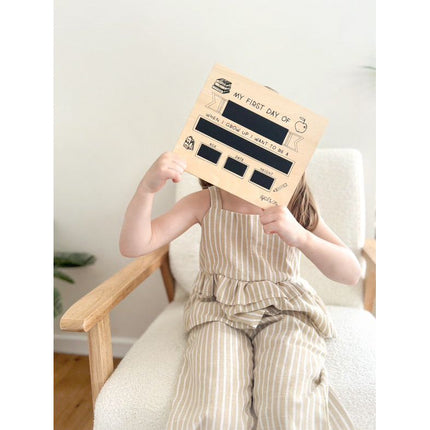 ‘My First Day’ Board Henry & Flo