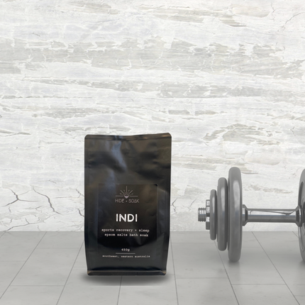 Indi - Sports Recovery - Relax + Sleep Epsom Salts Bath Soak | 450g