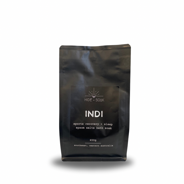 Indi - Sports Recovery - Relax + Sleep Epsom Salts Bath Soak | 450g