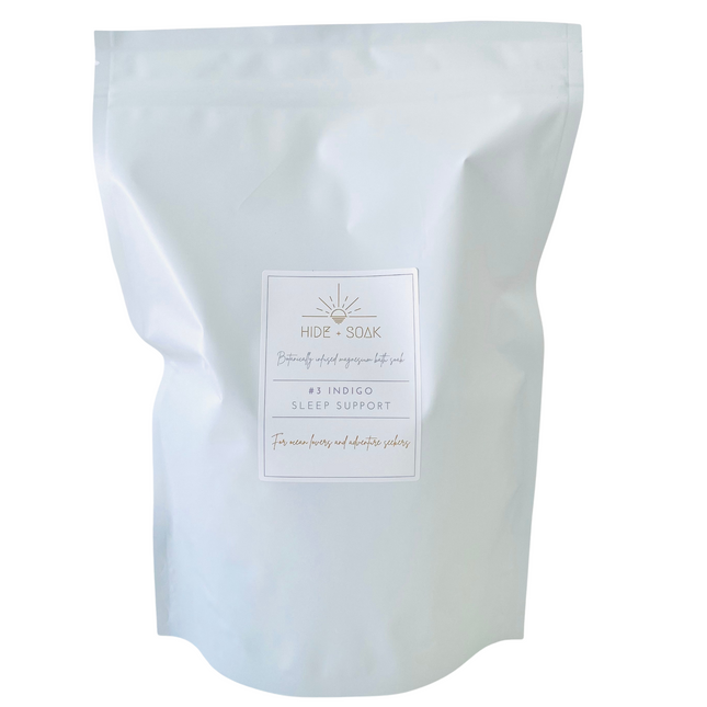 #3 Indigo - BULK BUY - Sleep Support - Magnesium Bath + Foot Salts