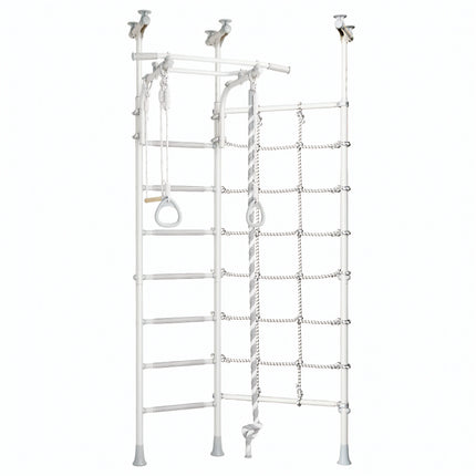 Indoor Climbing Ladder & Cargo Net Bundle – No Drill