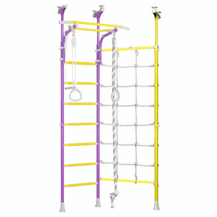 Indoor Climbing Ladder & Cargo Net Bundle – No Drill