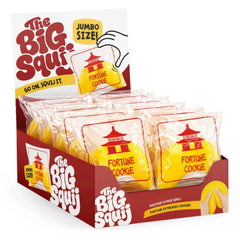 The Big Squij Fortune Cookie squishy fidget toy display box