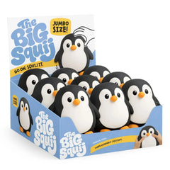 The Big Squij Penguin Slow-Rise Squishy Toy penguin squishy display box