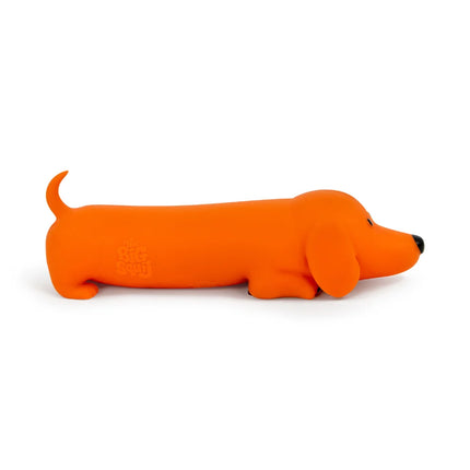 The Big Squij Dachshund Slow-Rise Squishy Toy orange dachshund sensory squishy
