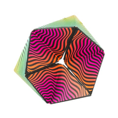 Infinity Flip sensory fidget toy with colorful wavy patterns designed to engage and calm users.