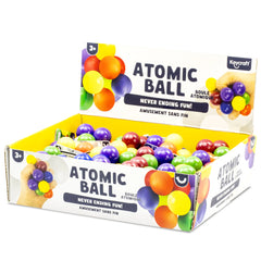 Atomic Ball sensory fidget toy pack with multicolored spheres designed to calm and engage children and adults.
