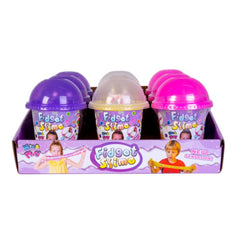 Fidget Slime Set with colorful slime cups, sensory toy to calm and engage kids, helping families thrive with tools to calm, connect and support