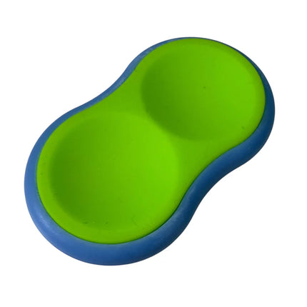 Mag Sliders - Six Interchangeable Magnetic Textured Pad Fidgets in blue and green for sensory and fidget use.