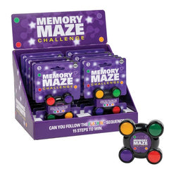 Funtime – Memory Maze fidget game with colorful buttons in purple display box for cognitive and sensory play.