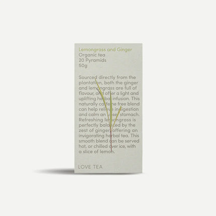 SUNDAY MORNING GIFT BOX includes soothing lemongrass and ginger tea to calm and support wellbeing.