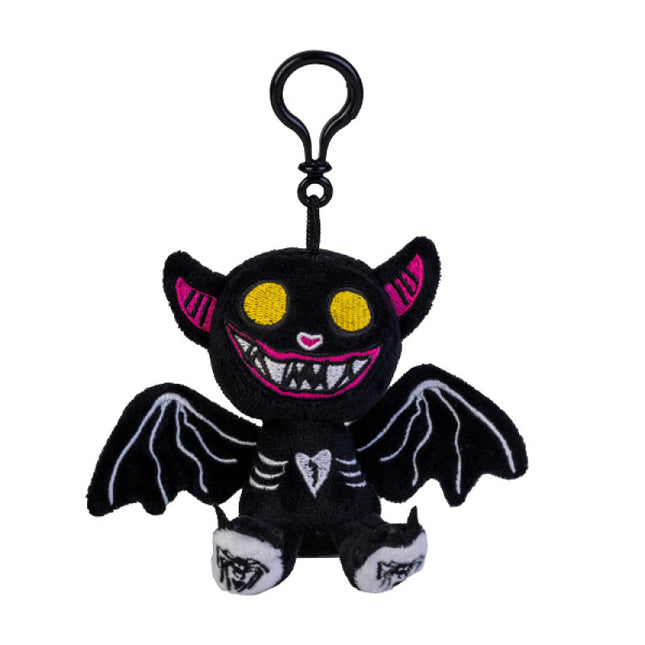 Gus Fink Black Boris the Bat Keychain Plush
