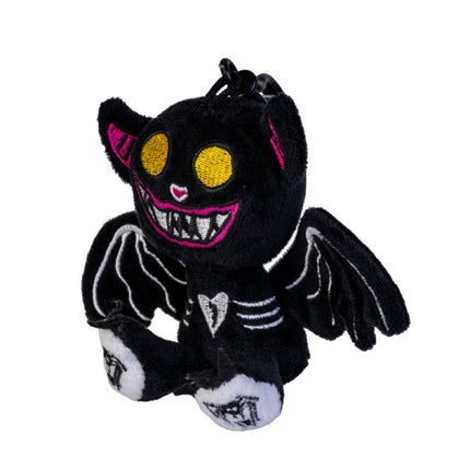 Gus Fink Black Boris the Bat Keychain Plush