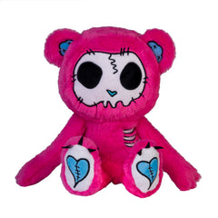 Grim the Stitch Bear Gooli Plush Pink soft sensory toy helping families thrive with tools to calm, connect and support