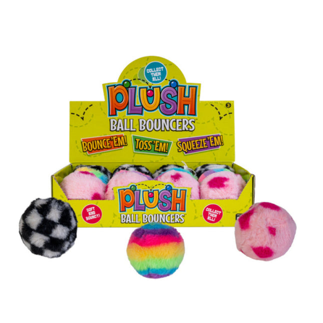 Pattern Plush Bouncing Ball