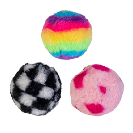 Pattern Plush Bouncing Ball