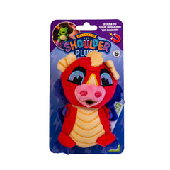Red Dragon Shoulder Plush, a soft magnetic toy designed to stick to your shoulder, suitable for children aged 6 and up.