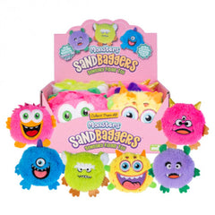 Colorful Monsters Sandbagger Pals sensory fidget toys helping families thrive with tools to calm, connect and support