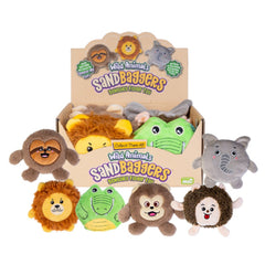 Wild Animals Sandbagger Pals sensory fidget toys with animal designs to calm, connect and support families.
