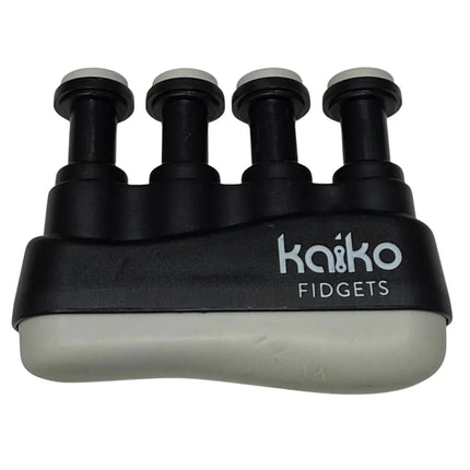 5 Piece Hand Grip Set by Kaiko - for Regulation and Improved Function in black and gray finger exerciser tool