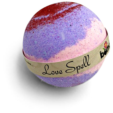 Love Spell Fizzy Bath Dust & Creamy Bubble Bath Bomb Set of 2, soothing sensory bath aid, helping families thrive.