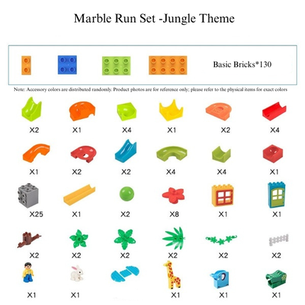 (NEW) Vertical Marble Run Set -Jungle Theme JoyKids