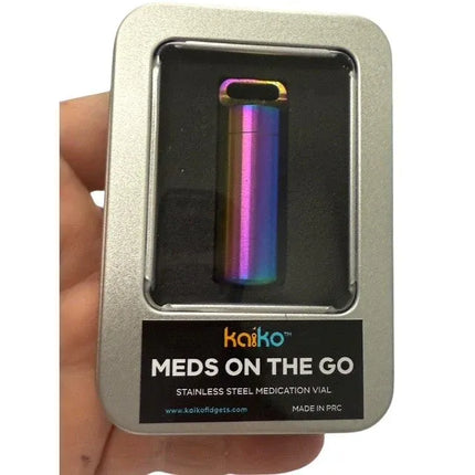 Meds on the Go – Kaiko™ Oil Slick Medication & Storage Vessel Kaiko Fidgets