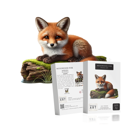 Mosswood Fox Wooden Puzzle